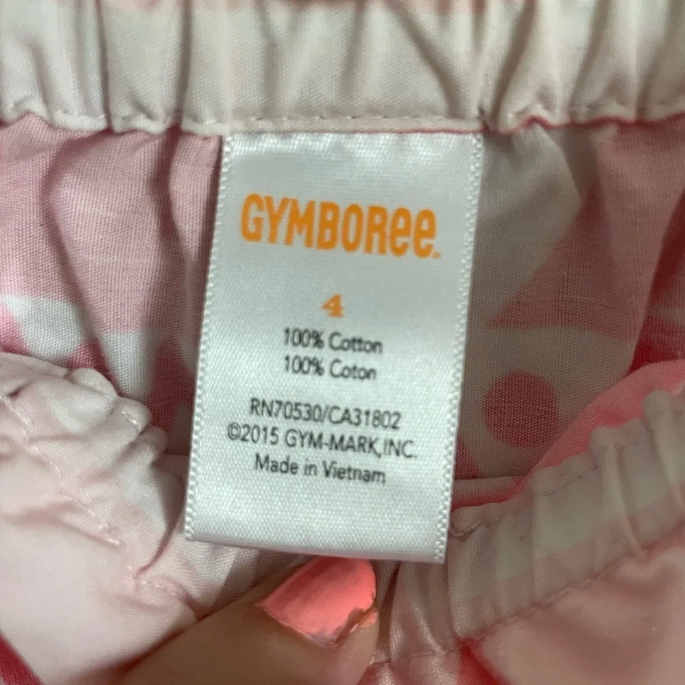 Gymboree Pink and White size 4T 100% cotton sundress